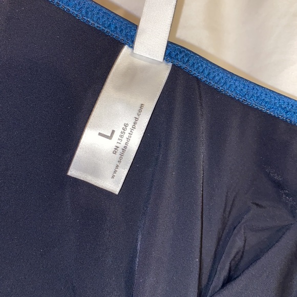 Solid & Striped Cut-Out Bathing Suit - Picture 5 of 5